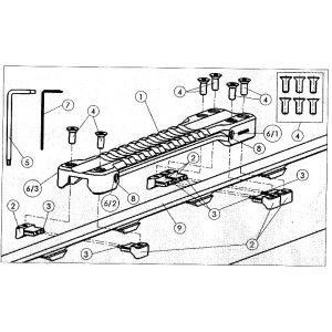 Основание Recknagel Weaver на вентилируемую планку 11,0-12,1 мм арт.: 57142-0011